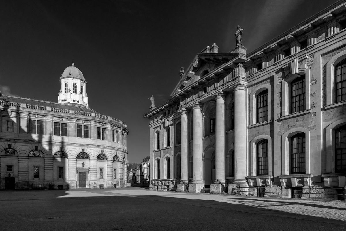 The Sheldonian Theatre and Bodleian Library