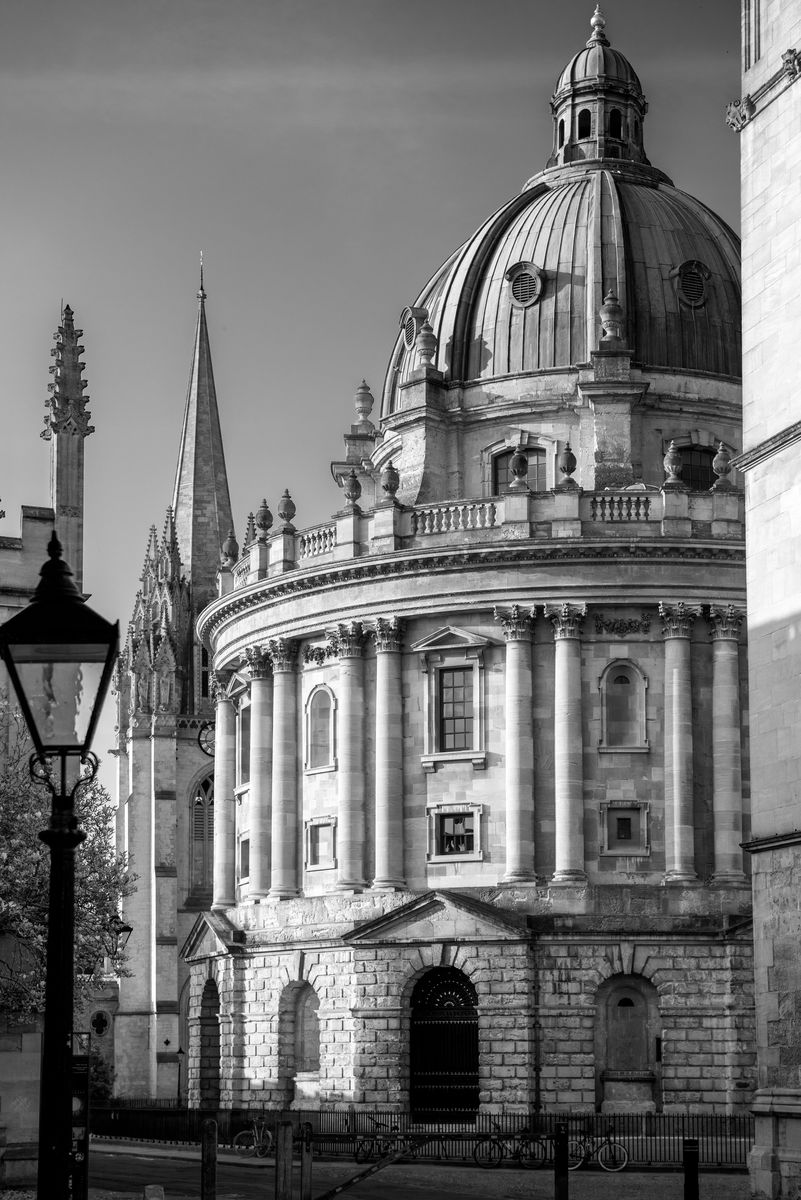 The Radcliffe Camera and St. Mary Church Spire