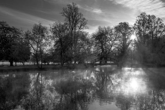 Sunrise over Christ Church Meadows