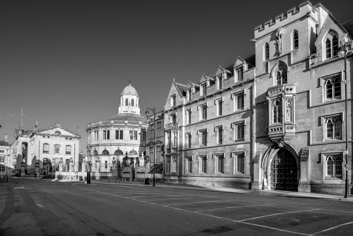 Exeter College and the Sheldonian
